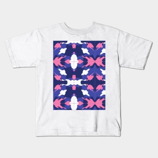 abstract mirrored pattern Kids T-Shirt